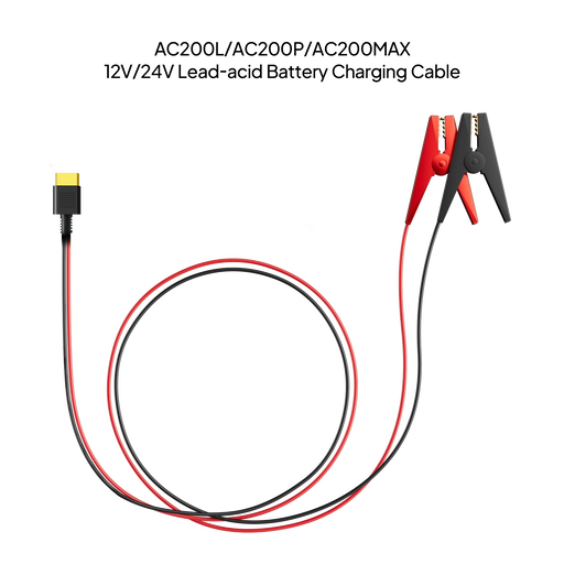 12V 24V Lead Acid Battery Charging Cable | Seed Clean Energy