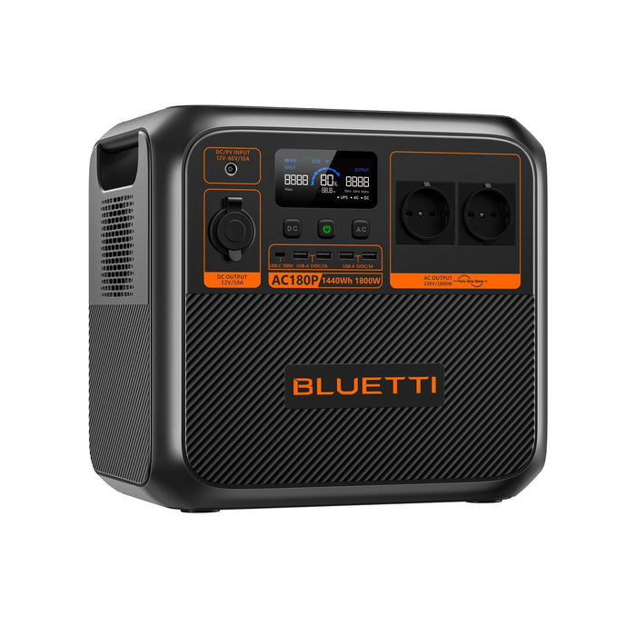 BLUETTI AC180P Solar Portable Power Station